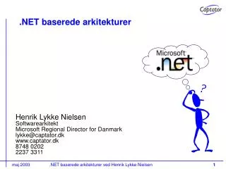 net baserede arkitekturer