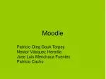 Moodle - slide 1