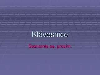 kl vesnice
