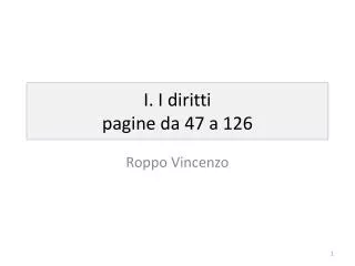 i i diritti pagine da 47 a 126