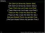 Calvary - slide 1