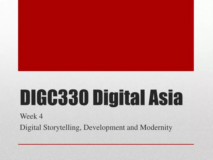 digc330 digital asia