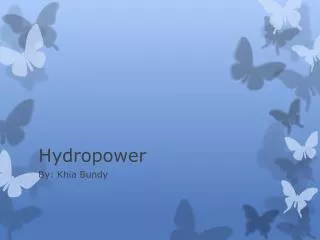 Hydropower