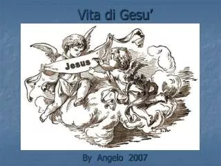vita di gesu