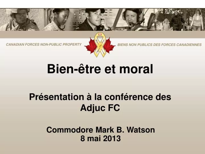 bien tre et moral pr sentation la conf rence des adjuc fc