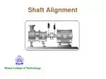 Shaft Alignment - slide 1