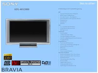 kdl 46x2000