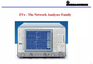 ZVx - The Network Analyzer Family