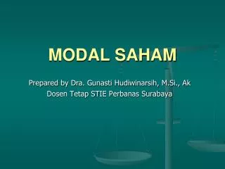 modal saham