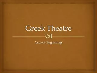 Greek Theatre