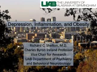 Depression, Inflammation, and Obesity