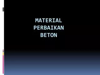material perbaikan beton