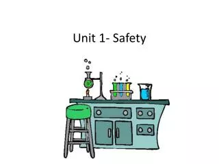 Unit 1- Safety