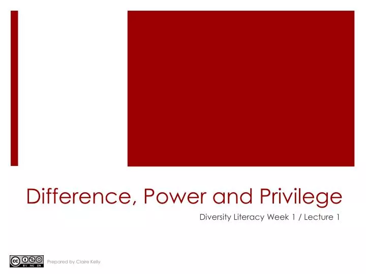 difference power and privilege