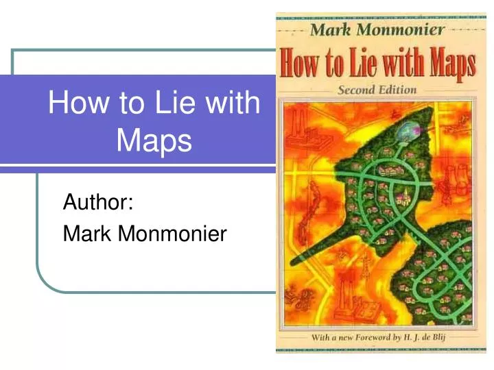 how to lie with maps