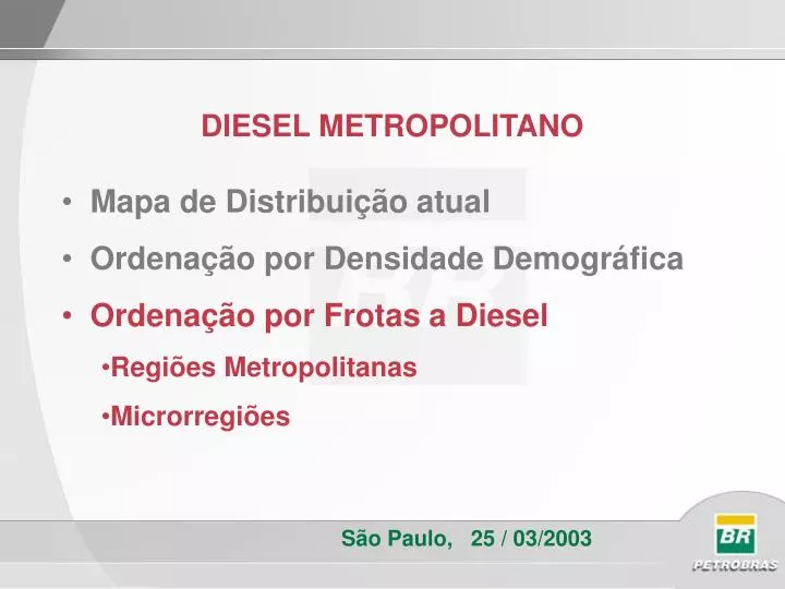 diesel metropolitano