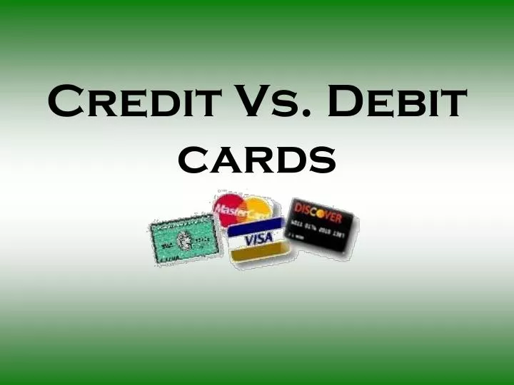 credit vs debit cards
