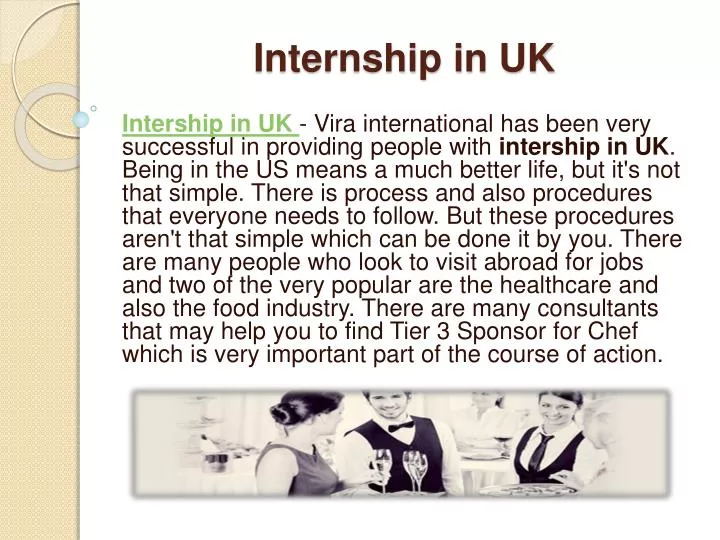 internship in uk
