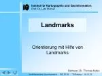 Landmarks - slide 1