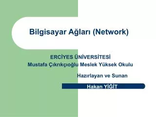 bilgisayar a lar network