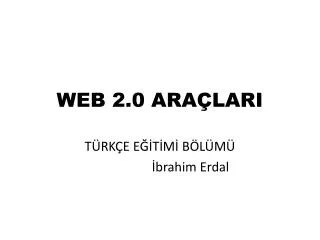web 2 0 ara lari