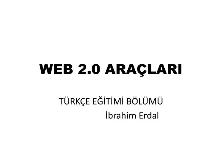 web 2 0 ara lari