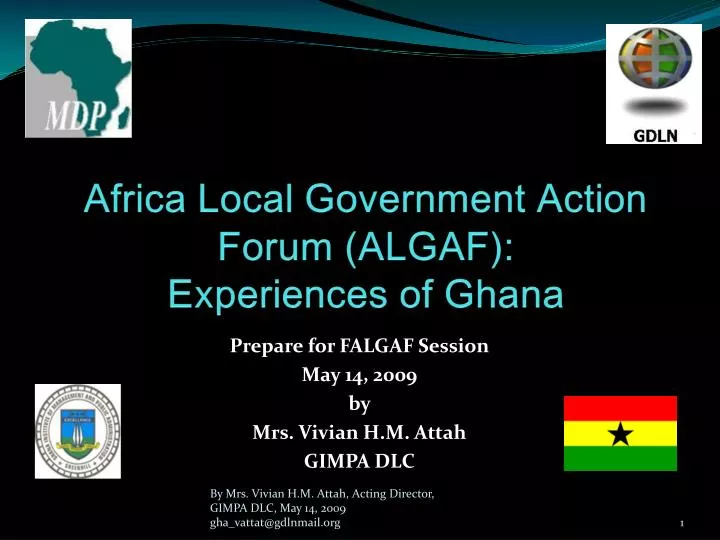 africa local government action forum algaf experiences of ghana