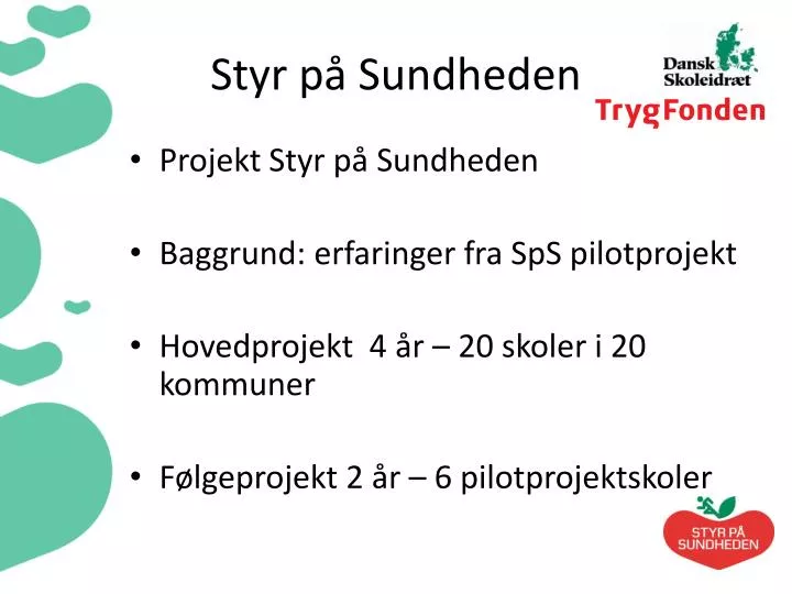 styr p sundheden