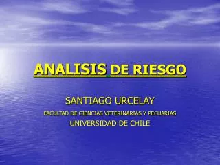 analisis de riesgo