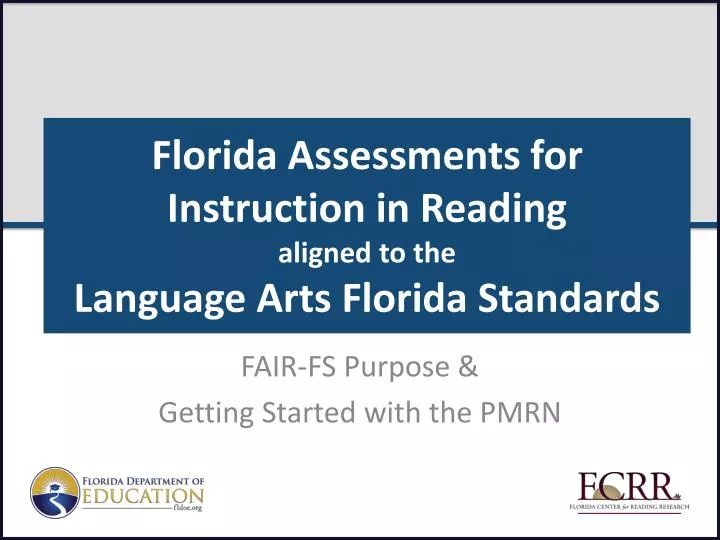 florida assessments for instruction in reading aligned to the language arts florida standards