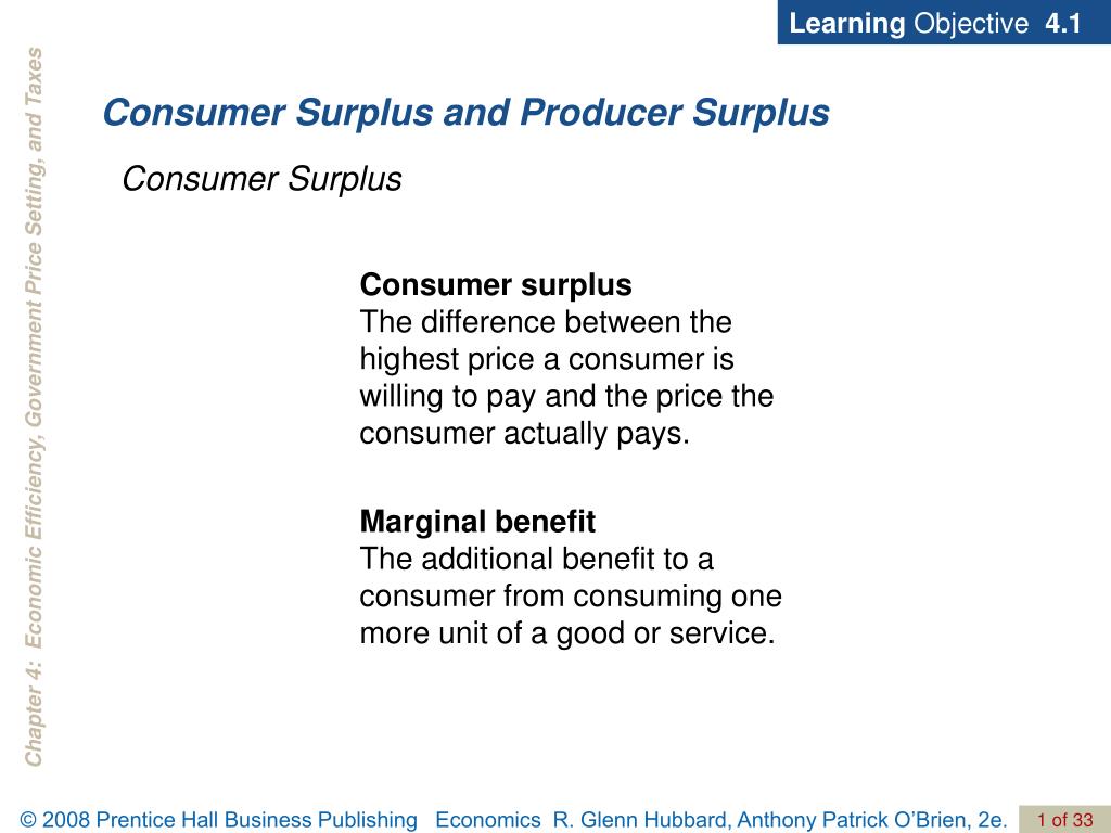 PPT - Consumer Surplus and Producer Surplus PowerPoint Presentation ...
