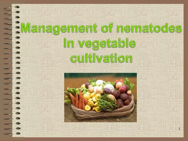 Nematodes on vegetables