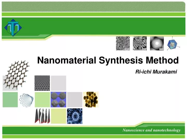 nanomaterial synthesis method