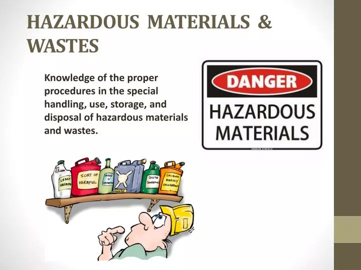 hazardous materials wastes