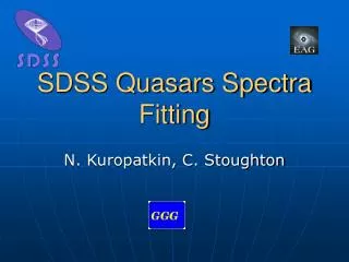 SDSS Quasars Spectra Fitting