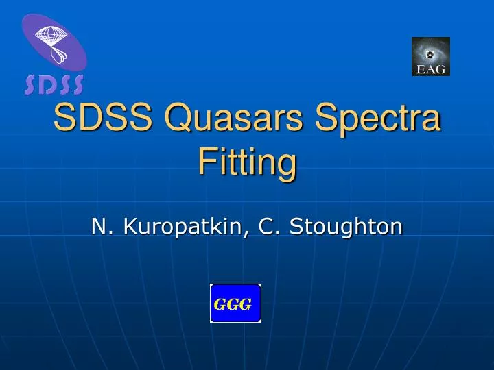 sdss quasars spectra fitting