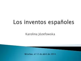 los inventos espa oles