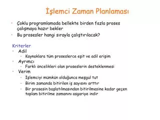 lemci zaman planlamas