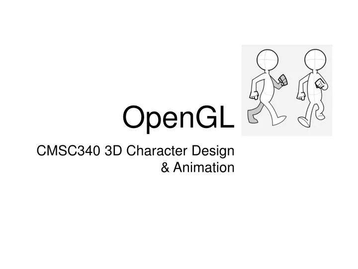 cmsc340 3d character design animation