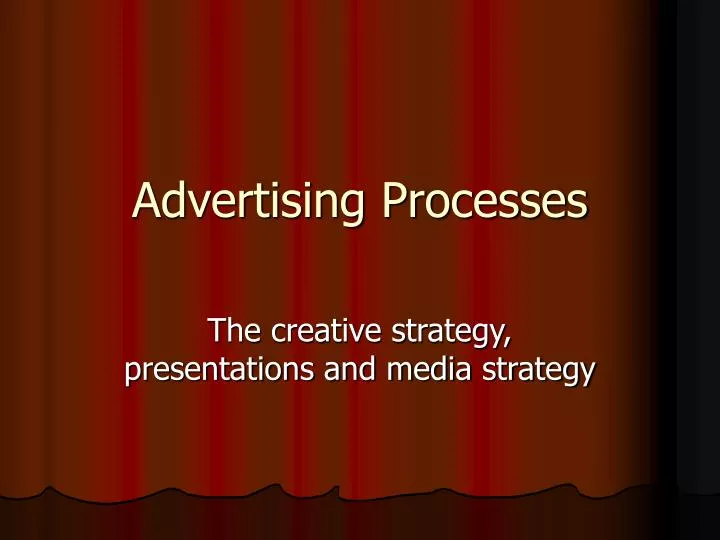 advertising processes