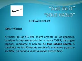 just do it solo hazlo