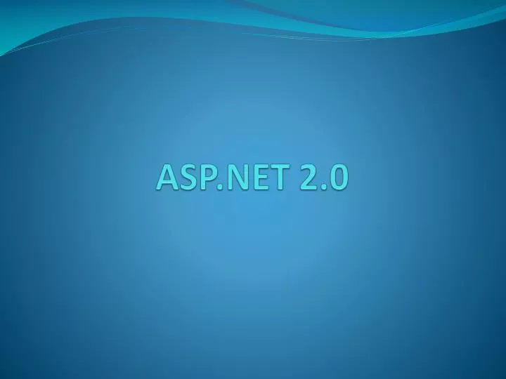 asp net 2 0