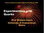 Exploring Quarks and Elementary Particles - slide 1