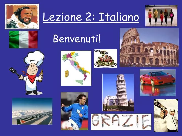 lezione 2 italiano