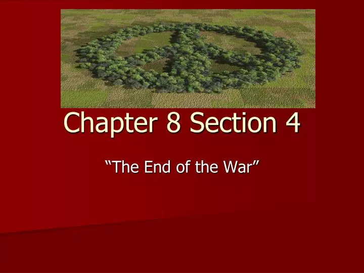 chapter 8 section 4