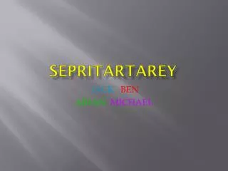 SEPRITARTAREY