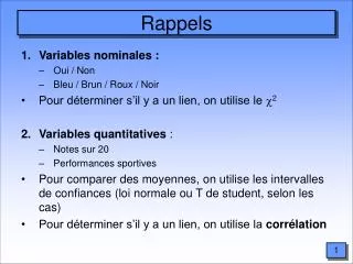 rappels