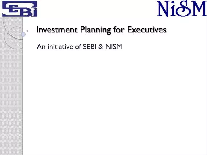 investment planning for executives