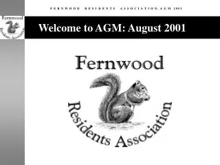 Welcome to AGM: August 2001