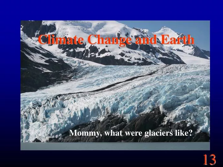 climate change and earth